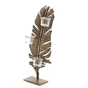 Attractive Designer Leaf Shape <b>Candle</b> <b>Holder</b> for <b>Dinner</b> Decoration Stick for Hotels and Home Decoration <b>Candle</b> Pillar Stand - Product Image 1