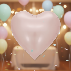 Palloncini a Forma di Cuore Rosa per Feste, 45 Cm, Confezione da 12 Pezzi - Product Image 3