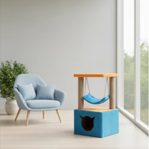 High-quality Amistar <b>scratching</b> <b>post</b> "Cozy Corner" <b>for</b> <b>cats</b> of all sizes and breeds. - Product Image 3