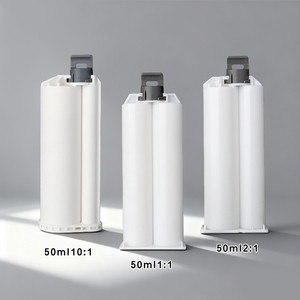 Chai keo silicon hai thành phần 50ml, tỷ lệ pha trộn 1:1, loại rỗng, dạng ống tiêm kép - Product Image 4