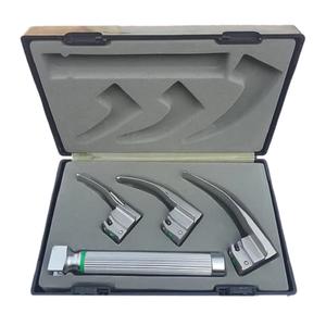 Fiber <b>Optic</b> Macintosh Laryngoscope Set 4 Blades Surgical <b>Instruments</b> By Fs Ortho Best quality - Product Image 2