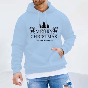 Holiday Season White Christmas Snowman Hoodie Sweatshirt for Men and Women - Festive Pullover - Product Image 5