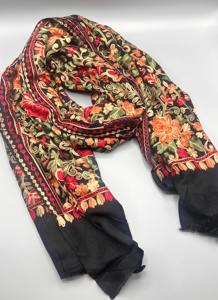 Dark Blue <b>Velvet</b> Shawl High-quality Breathable Durable Best Match for Formal and Festive <b>Dresses</b> Traditional Scarves & Shawls - Product Image 4