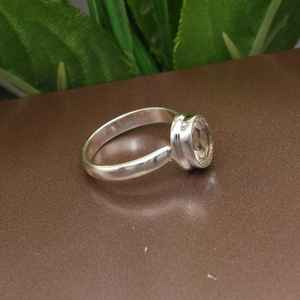 Handmade Designer 925 Sterling Silver Fine Jewelry <b>Ring</b> Customized Natural <b>Crystal</b> Quartz Gemstone Eternity Bezel Setting - Product Image 3