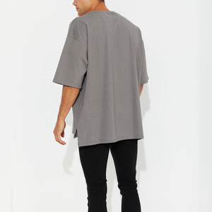 OEM personnalisé mode hommes Premium Ringer lourd 100 coton t-shirts surdimensionnés hommes Streetwear t-shirt - Product Image 5