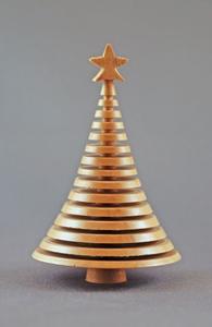 Árboles de Navidad de Madera Naturales Hechos a Mano con Base Rectangular de la India - Product Image 2