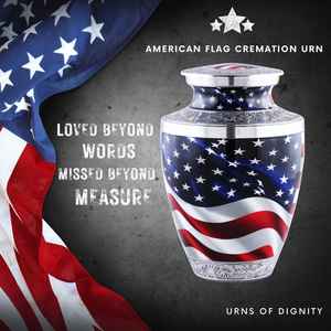 Urna artesanal para cenizas humanas | Recuerdo conmemorativo Premium | Caja de urna de latón para adultos Premium - Product Image 4