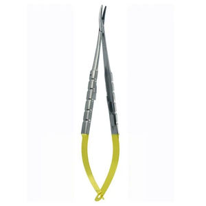 Portaagujas Castroviejo Manual para Microcirugía y Cirugía Dental, Acero Inoxidable, Empuñadura Acolchada de Lujo, Certificado CE ISO - Product Image 3