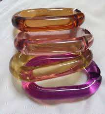 โซ่ตกแต่งผนังแบบเรซิ่น โปร่งใส โซ่ติดผนังแบบเปิด หัวเข็มขัดโซ่ สำหรับทำเครื่องประดับ DIY อะคริลิก พลาสติก โซ่คิวบัน สำหรับตกแต่งผนัง - Product Image 5