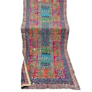 AM-IMPEX Luxury Indian Banjara <b>Shawl</b> New Design Printed Antique Silk <b>Wrap</b> for <b>Women</b> Heavy Mirror Work Embroidered <b>Shawl</b> - Product Image 1