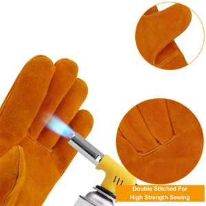 Guantes de soldadura de bajo precio | Guantes de soldadura de buena calidad con logotipo personalizado del mejor fabricante - Product Image 3