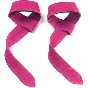 Correas de cuero de vaca para levantamiento de pesas para hombres y mujeres, duraderas, cómodas, seguridad para Fitness, entrenamiento de fuerza, peso muerto - Product Image 1