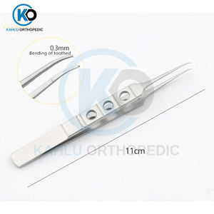 Meilleure vente d'instruments chirurgicaux ophtalmiques en acier inoxydable, pince à capsules de Corydon en titane de KAHLU orthopédique - Product Image 5