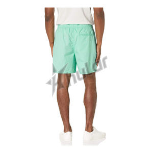 Pantalones cortos deportivos cómodos de algodón para hombre, pantalones cortos deportivos para gimnasio personalizados con función antiarrugas, respetuosos con el medio ambiente - Product Image 6