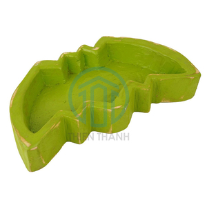 Juego de decoración de tazón de masa de Halloween, tazón de masa de madera, para el hogar Decoración rústica, centro de mesa, compra hecha a mano en Vietnam - Product Image 5