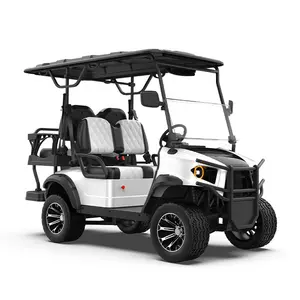 Classic Motorcycles Vehicle Golf 4 Seater Trolley Custom Battery 48 Volt Lithium Powered Street Legal Electric Golf Cart