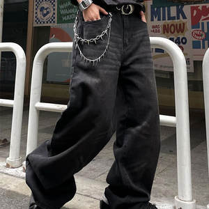 OEM Service Regular Fit Fashionable <b>Men</b> Oversized <b>Denim</b> Pants Top Quality Wholesale Custom Size <b>Men</b> Oversized <b>Denim</b> Pants - Product Image 3