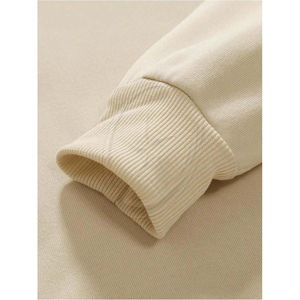 Sudaderas de gran tamaño transpirables con cuello redondo para hombre personalizadas, jersey de manga larga con estampado gráfico de letras - Product Image 6