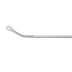 VATS Forceps manuel Foerster courbé à gauche 12mm mâchoires dentelées ovales 7mm tige avec cliquet 33cm - Product Image 6