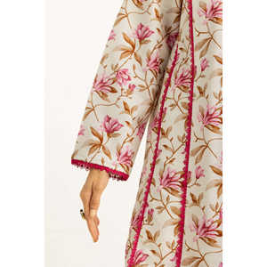 IUSTKSD-1423 Conjunto de Traje de 3 Piezas de Pana Estampada para Mujer - Product Image 1