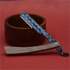 มืออาชีพ-ตรง-ขอบ-สแตนเลสสตีล-คม-มีดโกน-ด้ามไม้ - Product Image 4