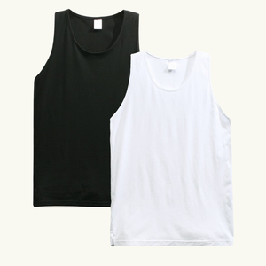 Camiseta sin mangas de algodón con escote redondo a buen precio, camiseta sin mangas a la moda, camiseta sin mangas atlética para hombre, ropa elástica moderada, fabricante de hombre - Product Image 1