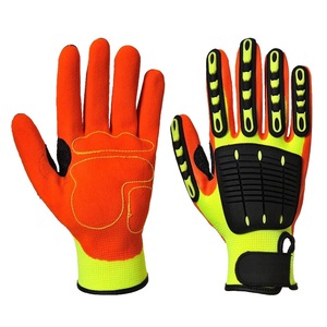 ถุงมือป้องกันแรงกระแทกถุงมือ TPR ทำงานปลอดภัยทนน้ำมันและก๊าซ - Product Image 2