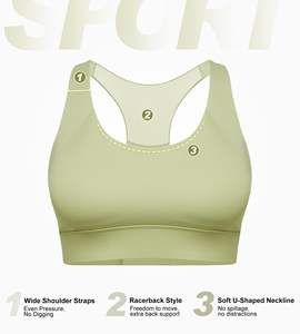 Sujetador deportivo sin costuras para yoga, gimnasio y gimnasio para mujer, transpirable, ligero, de talla grande, con logotipo frontal, ¡al mejor precio! - Product Image 6