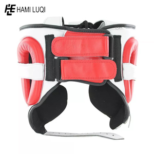 2025 Offre Spéciale casque de boxe personnalisé nouveau protège-tête en cuir de vachette confortable Protection supérieure Logo personnalisé pour les boxeurs - Product Image 2