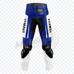 Pol Espargaro Supermoto Ramaha MotoCp Pantalones personalizados para montar en motocicleta Cuero de vaca/Pantalón de carreras de cuero de canguro/Pantalon CE Armors - Product Image 1