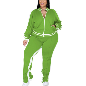 Chándal con capucha de invierno de talla grande de algodón ligero de buena calidad para mujer, venta al por mayor, jogging de manga larga para mujer - Product Image 1