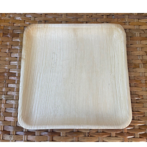 ถาดรองใบปาล์มแบบใช้แล้วทิ้งเป็นมิตรกับสิ่งแวดล้อมถาดรองเสิร์ฟแบบตะกร้าสานลวดลายใหม่สำหรับงานแต่งงานที่ผลิตในเวียดนาม - Product Image 6