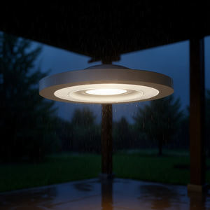 Lámpara de Techo para Exteriores de 18W y 60cm, Resistente al Agua, LED Integrado, Modelo Nutria - Product Image 3