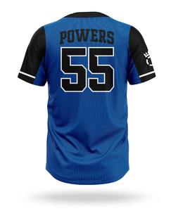 Camiseta de Béisbol Sublimada Personalizada, Manga Corta con Botones, Diseño Sólido con Degradado de Color, Uniforme de Equipo de Softbol - Product Image 2