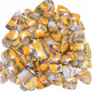 Wholesale Beautiful Natural Bumble <b>Bee</b> Jasper Cabochon Gemstone Mixed Shape Quartz for <b>Jewelry</b> Making Loose Gemstone - Product Image 2