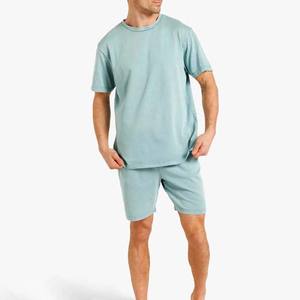 Conjuntos de camisetas y pantalones cortos informales en blanco de ropa de calle de verano de Etiqueta Privada, ropa de hombre, conjuntos de talla grande para hombre, precio al por mayor OEM - Product Image 2