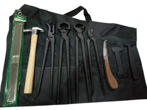 Herradores profesionales de acero inoxidable de alta calidad, herramientas y kits de recorte de caballos con características de seguridad, instrumentos veterinarios - Product Image 5