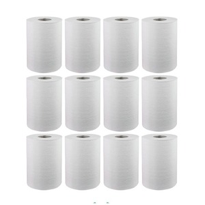 Windsoft WINN109B 1-Ply 8 Pulgadas Rollos de Toallas de Papel Blancas Desechables de 350 Pies (12 Rollos/Caja) - Product Image 1