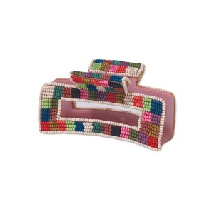 Pinces à cheveux longues perlées sur mesure de qualité supérieure en vrac accessoires de cheveux de perles de rocaille entièrement personnalisés - Product Image 4