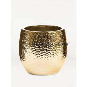 Nouvelle finition émaillée de couleur unique en aluminium coulé grands pots et jardinières d'affichage de fleurs décoratives extérieures et intérieures d'Inde - Product Image 3