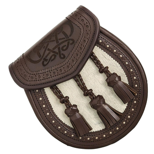 Kilt écossais en cuir de vache fait main de haute qualité, nouveau design 2025, avec boutons, accessoires pour instruments de musique - Product Image 5