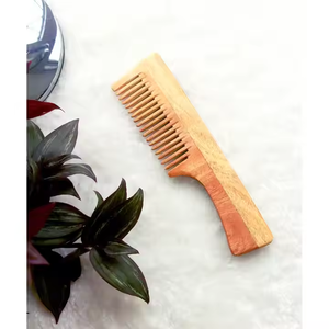 100% peine de pelo de bambú de madera con logotipo personalizado de alta calidad biodegradable ecológico natural barato para uso en hoteles o viajes disponible - Product Image 5