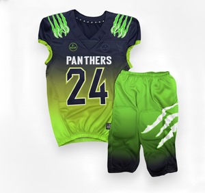 Uniforme de Fútbol Americano Transpirable de Talla Grande, Suministro Directo de Fábrica en Pakistán, 100% Poliéster, Tallas Personalizables, Nuevo - Product Image 1