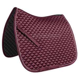 Tapis de selle d'équitation avec broderie personnalisée Service OEM Fourniture en vrac de tissu doux matelassé - Product Image 1