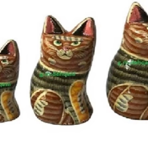 Handmade Eco-Friendly Chinese Style Easter Cat Doll New Design Party Decorations for Halloween Christmas Graduation Candy Usage - Product Image 1