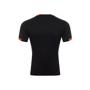 Camiseta Deportiva de Compresión para Hombre, Negra y Naranja, Manga Corta, Secado Rápido, Cuello Redondo, Ajuste Delgado, Transpirable, Ecológica, Precio al por Mayor - Product Image 4