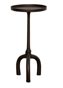 Mesa Plegable Nórdica de Aluminio Fundido Hecha a Mano, Nuevo Diseño con Tapa Redonda, Estilo Moderno para Sala de Estar y Dormitorio - Product Image 2