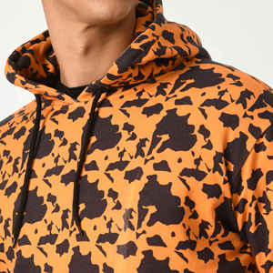 Sweat-shirts à capuche zippés pour hommes de haute qualité, meilleur design, 100% coton, impression gonflée d'automne, lavable, surdimensionné - Product Image 3