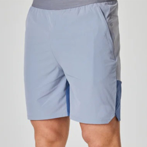 กางเกงขาสั้นออกกำลังกายสำหรับผู้ชายกางเกงขาสั้นออกกำลังกายน้ำหนักเบาสีพื้นระบายอากาศขายดีตามสั่ง - Product Image 6