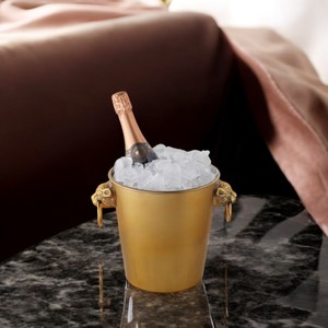 Cubo de hielo de acero inoxidable moderno Cubo duradero resistente al óxido para accesorios de barra de almacenamiento de hielo - Product Image 5